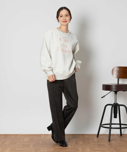 Right-on（ライトオン）の「【HONEYSUCKLE ROSE】フェイクスウェードパンツ（その他パンツ・レディース・ダークグレー/ブラウン/オフホワイト・M/XL/L）」の6枚目の写真