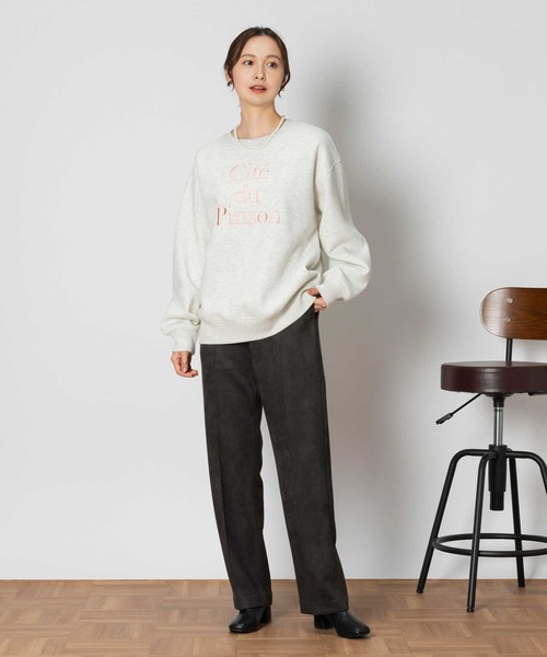 Right-on（ライトオン）の「【HONEYSUCKLE ROSE】フェイクスウェードパンツ（その他パンツ・レディース・ダークグレー/ブラウン/オフホワイト・M/XL/L）」の7枚目の写真