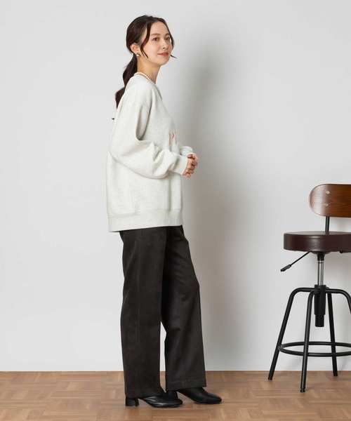 Right-on（ライトオン）の「【HONEYSUCKLE ROSE】フェイクスウェードパンツ（その他パンツ・レディース・ダークグレー/ブラウン/オフホワイト・M/XL/L）」の8枚目の写真