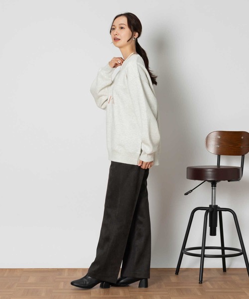 Right-on（ライトオン）の「【HONEYSUCKLE ROSE】フェイクスウェードパンツ（その他パンツ・レディース・ダークグレー/ブラウン/オフホワイト・M/XL/L）」の9枚目の写真