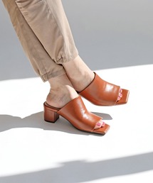 RiiiKa | 【RiiiKa/リーカ】スクエアトゥ甲深サンダル(サンダル)