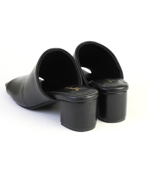 RiiiKa（リーカ）の「【RiiiKa/リーカ】スクエアトゥ甲深サンダル（サンダル・レディース・ブラウン/アイボリー/ブラック・S/M/L/LL）」の7枚目の写真