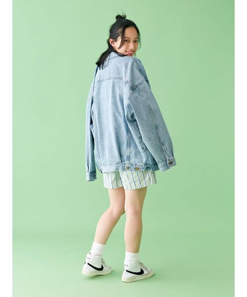 Ungrid（アングリッド）の「【WEB限定】ストライプラフハーフパンツ（その他パンツ・レディース・グリーン/ブルー・FREE）」の20枚目の写真