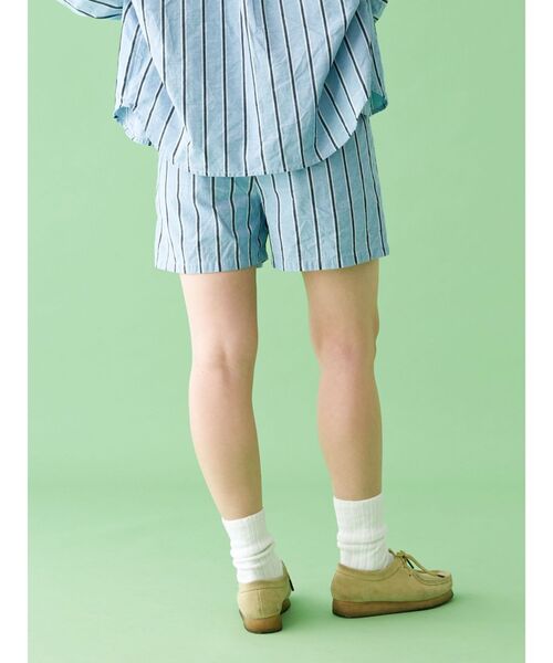 Ungrid（アングリッド）の「【WEB限定】ストライプラフハーフパンツ（その他パンツ・レディース・グリーン/ブルー・FREE）」の15枚目の写真