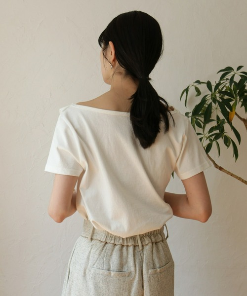 INSCRIRE / アンスクリア：WELLNESS CLUB Symbol Tee：I23SS