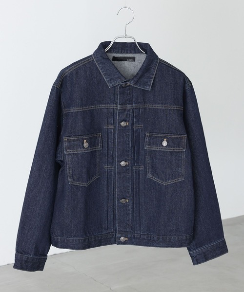 セール】【セットアップ対応】『タックデザインデニムジャケット