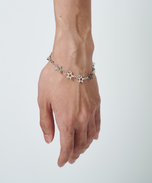 Jieda（ジエダ）の「SMALL OPEN STAR BRACELET（ブレスレット・メンズ・シルバー・FREE）」の5枚目の写真