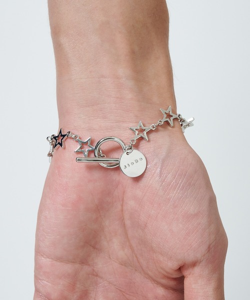 Jieda（ジエダ）の「SMALL OPEN STAR BRACELET（ブレスレット・メンズ・シルバー・FREE）」の8枚目の写真