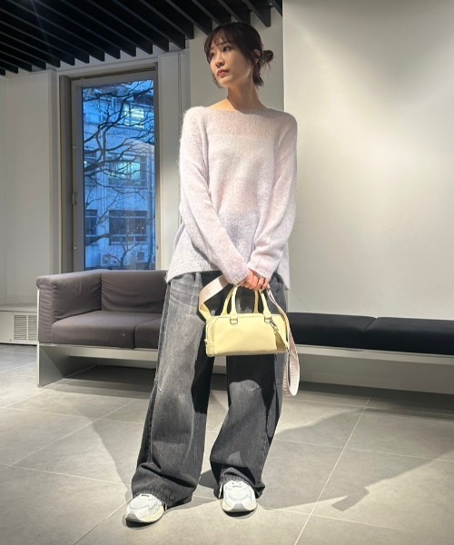 10th】ecoフェイクレザーミニボストンバッグ（ショルダーバッグ
