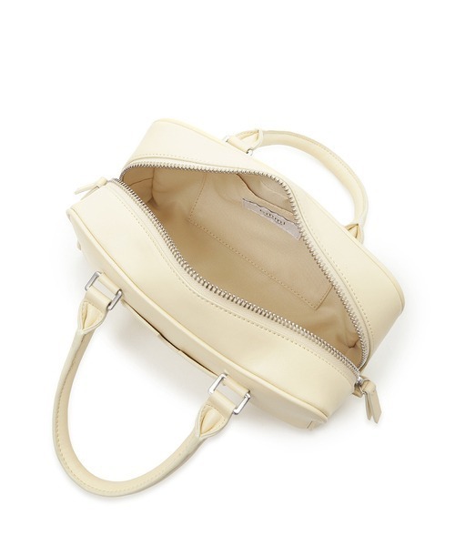 emmi（エミ）の「【10th】ecoフェイクレザーミニボストンバッグ（ショルダーバッグ・レディース・ホワイト/イエロー/ブラック/ライトブルー・FREE）」の15枚目の写真