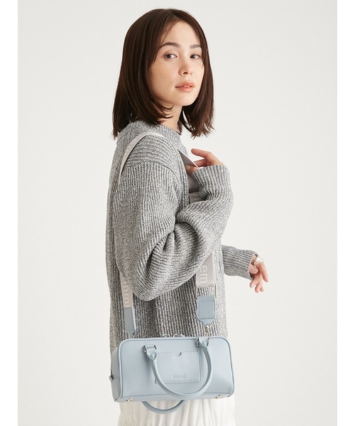 ◆Emily the Strange◆ ショルダーボストンバッグ 10th】ecoフェイクレザーミニボストンバッグ（ショルダーバッグ