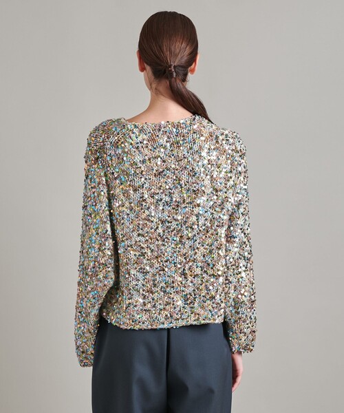 LOEFF（ロエフ）の「＜LOEFF＞レインボー スパンコール カーディガン（カーディガン/ボレロ・レディース・その他1・FREE）」の8枚目の写真