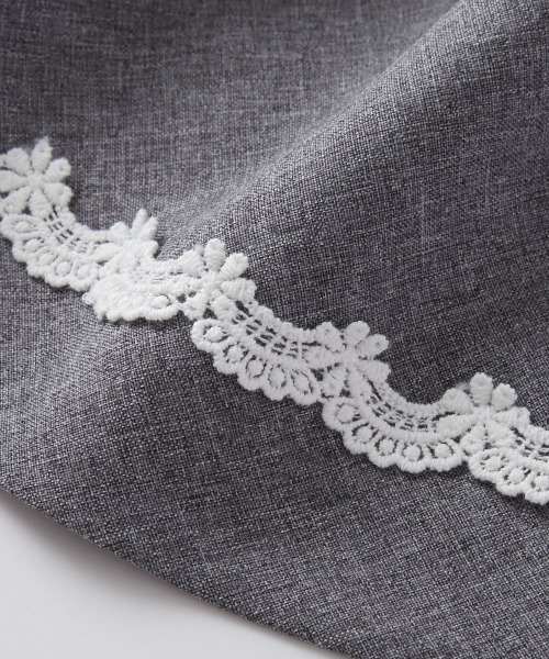 QUNTSTYLE（キュントスタイル）の「フォーマルワンピーススーツ3点セット　(110～140cm)（スーツセット・キッズ・グレー・140/130/120/110）」の4枚目の写真