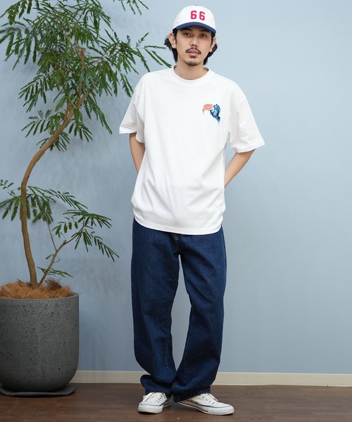SANTA CRUZ（サンタクルーズ）の「【ムラサキスポーツ限定】SANTACRUZ/サンタクルーズ 半袖Tシャツ バックプリント 502252403（Tシャツ/カットソー・メンズ・ホワイト/アーミー/ブラック・M/XL/L）」の9枚目の写真