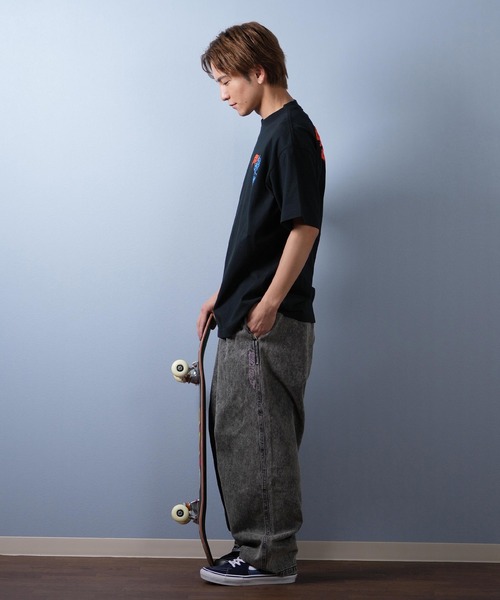 SANTA CRUZ（サンタクルーズ）の「【ムラサキスポーツ限定】SANTACRUZ/サンタクルーズ 半袖Tシャツ バックプリント 502252403（Tシャツ/カットソー・メンズ・ホワイト/アーミー/ブラック・M/XL/L）」の15枚目の写真