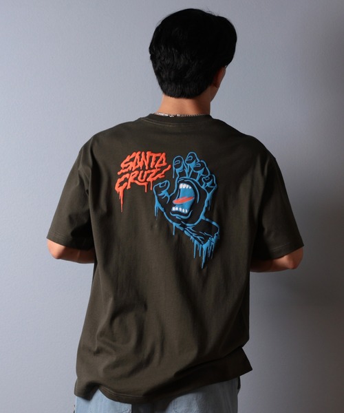 SANTA CRUZ（サンタクルーズ）の「【ムラサキスポーツ限定】SANTACRUZ/サンタクルーズ 半袖Tシャツ バックプリント 502252403（Tシャツ/カットソー・メンズ・ホワイト/アーミー/ブラック・M/XL/L）」の22枚目の写真