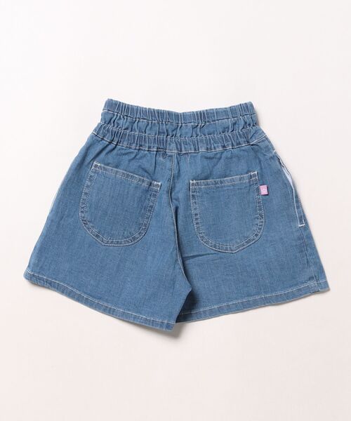 Disney（ディズニー）の「ディズニー デニム キュロットショートパンツ 0193K（デニムパンツ・キッズ・ライトインディゴブルー・80ｃｍ/90cm/100cm/110cm/120cm/130cm）」の2枚目の写真