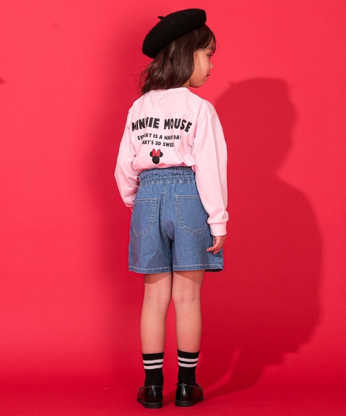 Disney（ディズニー）の「ディズニー デニム キュロットショートパンツ 0193K（デニムパンツ・キッズ・ライトインディゴブルー・80ｃｍ/90cm/100cm/110cm/120cm/130cm）」の9枚目の写真