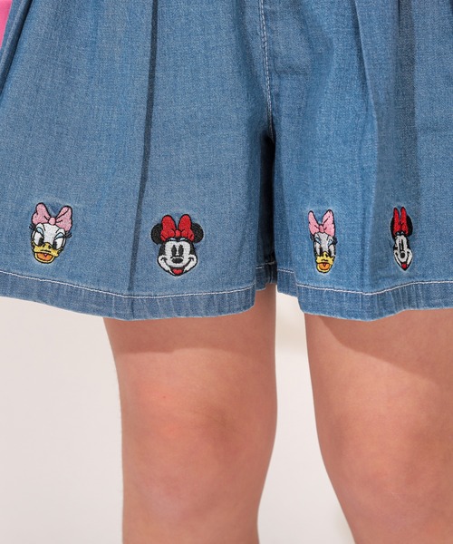 Disney（ディズニー）の「ディズニー デニム キュロットショートパンツ 0193K（デニムパンツ・キッズ・ライトインディゴブルー・80ｃｍ/90cm/100cm/110cm/120cm/130cm）」の10枚目の写真