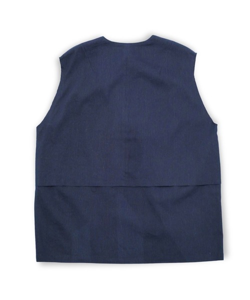 ohta（オータ）の「【ohta 】navy vest（ベスト・メンズ・ネイビー・1）」の5枚目の写真