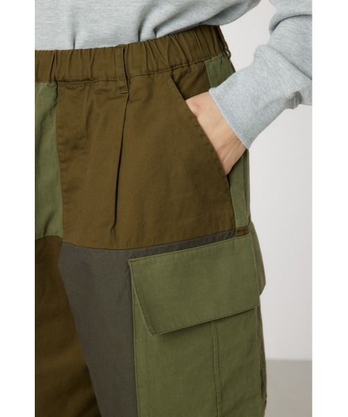 RODEO CROWNS WIDE BOWL（ロデオクラウンズワイドボウル）の「パッチワークカーゴパンツ（カーゴパンツ・メンズ・ブラック/ベージュ/カーキ・MEDIUM/LARGE）」の8枚目の写真