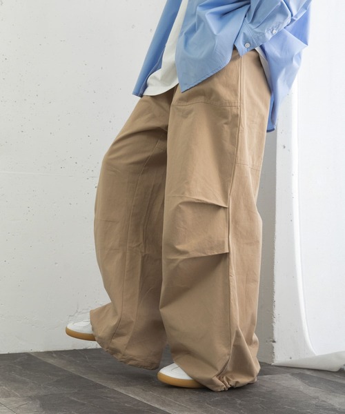 SENSE OF PLACE by URBAN RESEARCH（センスオブプレイスバイアーバンリサーチ）の「ベイカーワイドパンツ（その他パンツ・メンズ・ベージュ/ネイビー/オリーブ・MEDIUM/LARGE）」の10枚目の写真