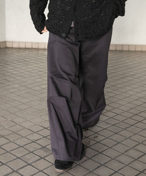 SENSE OF PLACE by URBAN RESEARCH（センスオブプレイスバイアーバンリサーチ）の「ベイカーワイドパンツ（その他パンツ・メンズ・ベージュ/ネイビー/オリーブ・MEDIUM/LARGE）」の21枚目の写真