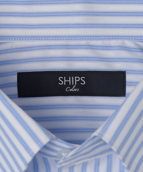 SHIPS Colors(シップス カラーズ)の「SHIPS Colors:イージーケア オルタネイト ストライプ ボタンダウン シャツ(ビジネスシャツ・メンズ・ライトブルー・38/39/40/41/37/42)」の14枚目の写真