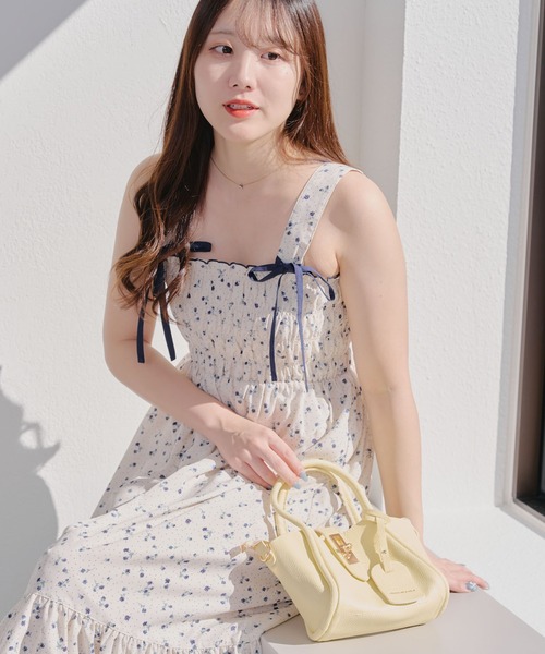 Another Branch olive des olive(アナザーブランチオリーブデオリーブ)の「【お気に入り上位!】3WAYシャーリングジャンスカ(ワンピース・レディース・ブラック/ベージュ/ブルー系その他/イエロー系その他/パープル系その他・FREE)」の20枚目の写真