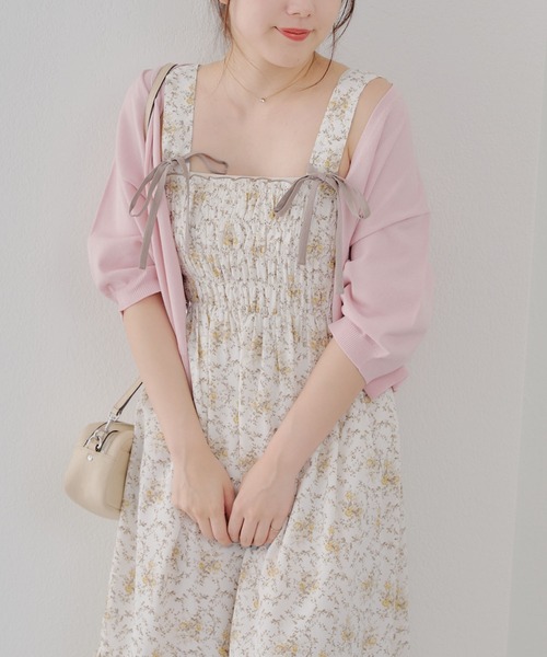 Another Branch olive des olive(アナザーブランチオリーブデオリーブ)の「【お気に入り上位!】3WAYシャーリングジャンスカ(ワンピース・レディース・ブラック/ベージュ/ブルー系その他/イエロー系その他/パープル系その他・FREE)」の22枚目の写真