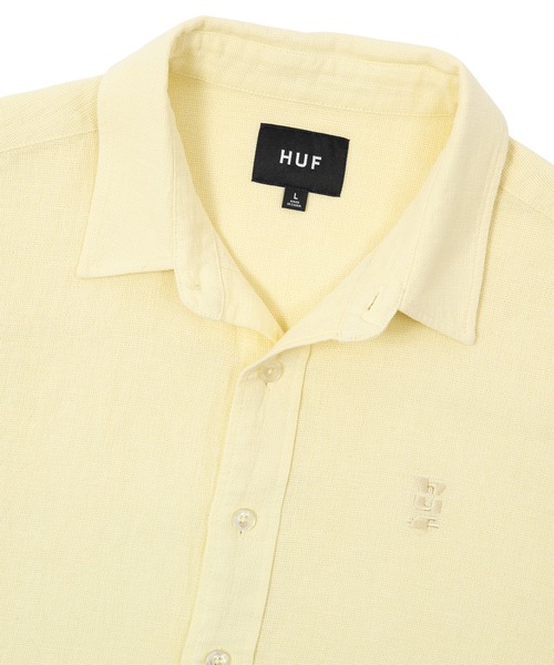 HUF(ハフ)の「MEGABLAST LS SHIRT / HUF ハフ 長袖シャツ(シャツ/ブラウス・メンズ・ブラック/イエロー系その他・SMALL/XX-LARGE/X-LARGE/LARGE/MEDIUM)」の12枚目の写真