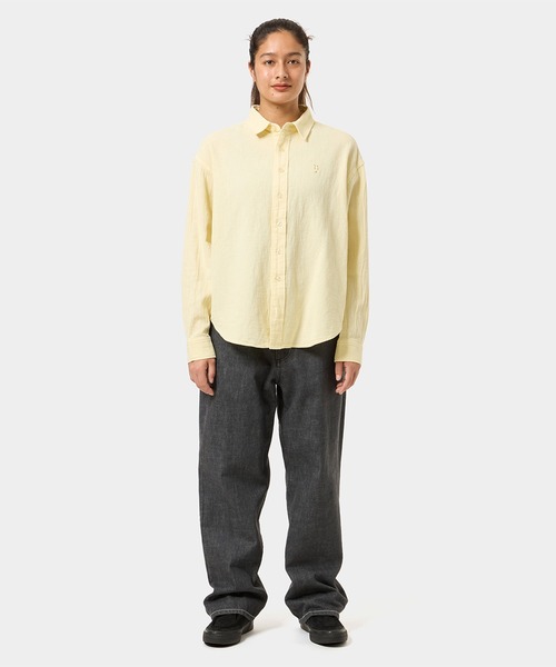 HUF(ハフ)の「MEGABLAST LS SHIRT / HUF ハフ 長袖シャツ(シャツ/ブラウス・メンズ・ブラック/イエロー系その他・SMALL/XX-LARGE/X-LARGE/LARGE/MEDIUM)」の6枚目の写真