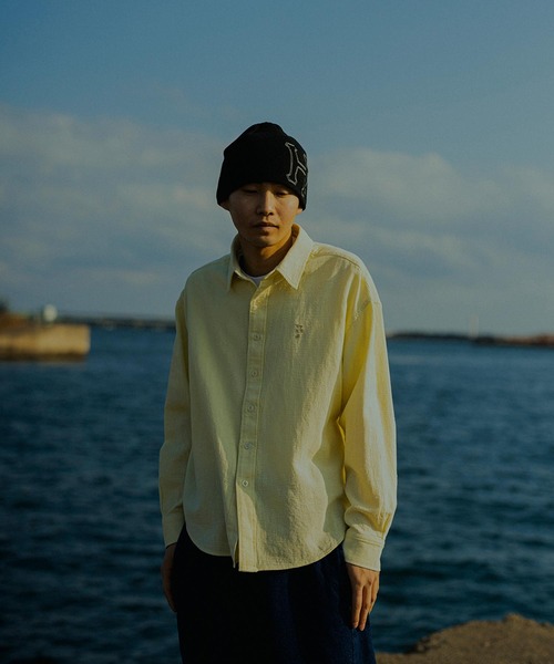 HUF(ハフ)の「MEGABLAST LS SHIRT / HUF ハフ 長袖シャツ(シャツ/ブラウス・メンズ・ブラック/イエロー系その他・SMALL/XX-LARGE/X-LARGE/LARGE/MEDIUM)」の19枚目の写真