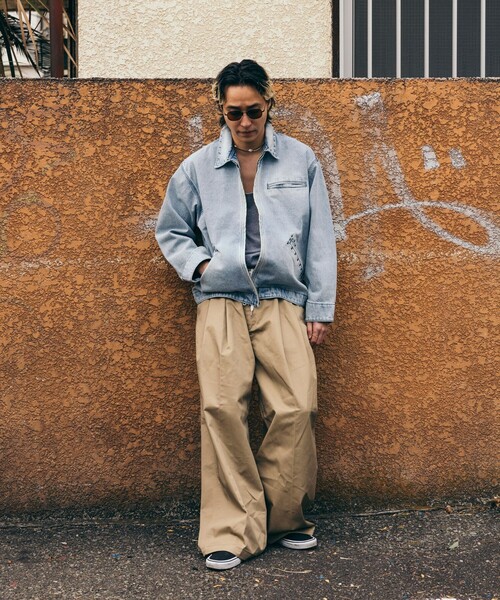 FREAK'S STORE(フリークスストア)の「スタッズ 加工 デニムショートブルゾン(ブルゾン・メンズ・サックスブルー/ブルー・MEDIUM/LARGE)」の11枚目の写真