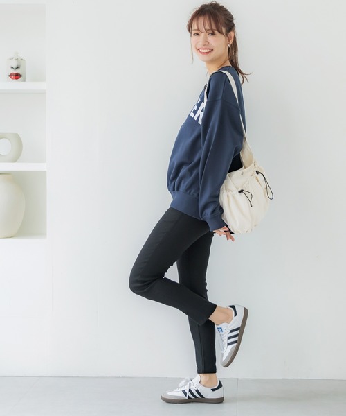 coca（coca）（コカ）の「ドロストポケットショルダーバッグ（ショルダーバッグ・レディース・アイボリー/ブラック・ONE SIZE）」の4枚目の写真