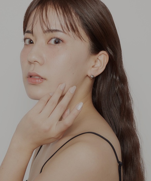 AKEL(アケル)の「【AKEL】アケル/ ぷっくりバルーンピアス/金属アレルギー対応(サージカルステンレス)(ピアス(両耳用)・レディース・シルバー/ゴールド・FREE)」の1枚目の写真