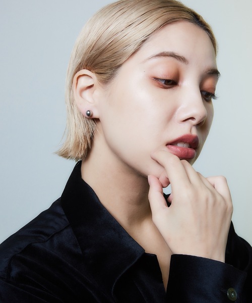 AKEL(アケル)の「【AKEL】アケル/ ぷっくりバルーンピアス/金属アレルギー対応(サージカルステンレス)(ピアス(両耳用)・レディース・シルバー/ゴールド・FREE)」の8枚目の写真