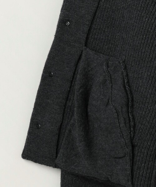 UNITED ARROWS & SONS（ユナイテッドアローズアンドサンズ）の「＜AROUSAL＞ HOLY CARDIGAN/カーディガン（カーディガン/ボレロ・メンズ・ダークグレー・M/L）」の6枚目の写真