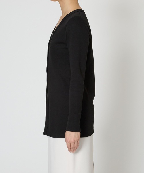 BABYLONE（バビロン）の「ハリヌキニットカーディガン（カーディガン/ボレロ・レディース・オフホワイト/ブラック・フリー）」の17枚目の写真