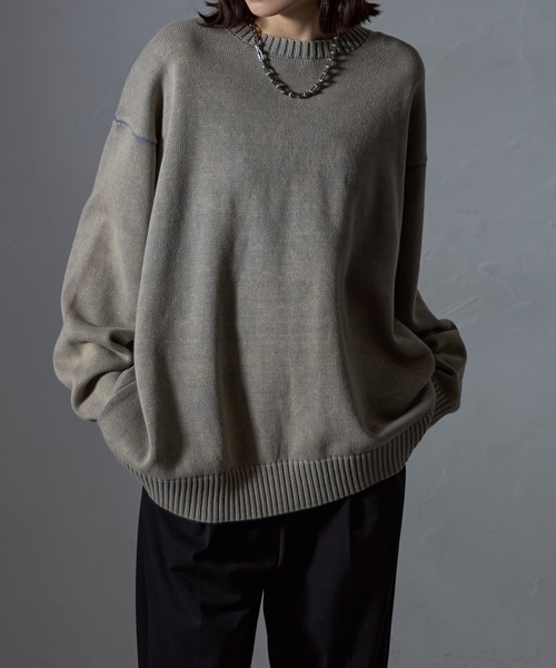 VERONIQUE　BRANQUINHO オーバーサイズニット ANGIE ニット セーター オーバーサイズ スキッパー ポロ襟