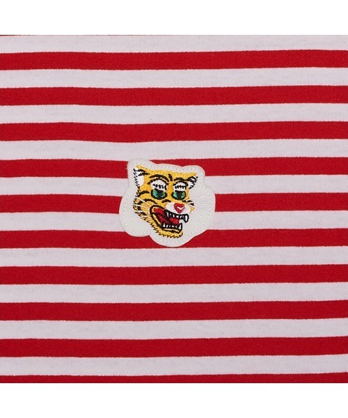 Onitsuka Tiger(オニツカタイガー)の「LONG SLEEVED TEE / ロングスリーブティー(Tシャツ/カットソー・レディース・ブラック×ホワイト/レッド系その他・M/L/XS/S/XL)」の9枚目の写真
