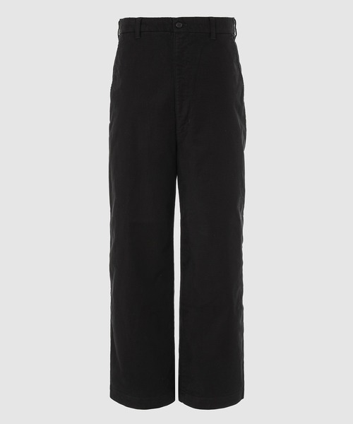 COMME des GARCONS HOMME（コム デ ギャルソン・オム）の「綿モールスキンスエード 製品染　パンツ（チノパンツ・メンズ・ベージュ/ブラック・XS/L/M/S）」の2枚目の写真