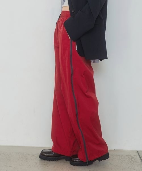 JEANASIS(ジーナシス)の「サイドZIPナイロンパンツ/322627(その他パンツ・レディース・グレー系その他/ネイビー系/レッド系その他・FREE)」の7枚目の写真
