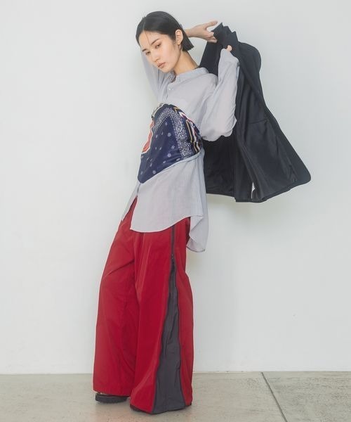 JEANASIS｜サイドZIPナイロンパンツ | Rakuten Fashion(楽天