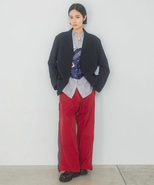 JEANASIS サイドZIPナイロンパンツ JEANASIS｜サイドZIPナイロンパンツ | Rakuten Fashion(楽天