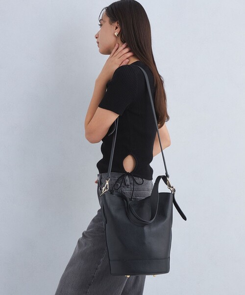 セール】＜PRATO MADE IN ITALY＞バケット バッグ（ショルダー