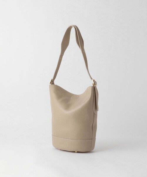 green label relaxing（グリーンレーベルリラクシング）の「＜PRATO MADE IN ITALY＞バケット バッグ（ショルダーバッグ・レディース・ベージュ/ブラック・FREE）」の12枚目の写真