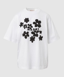 MARNI（マルニ）の「DAISY GARDEN / ロゴTシャツ（Tシャツ/カットソー