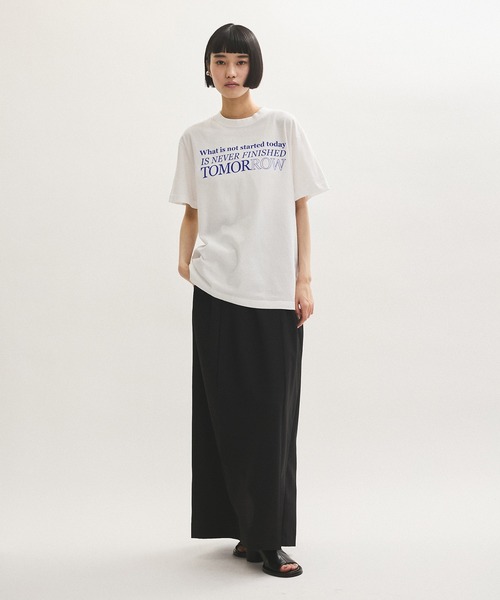 ADAM ET ROPE'(アダムエロペ)の「【HEAR MY NAME(ヒア マイネーム)】SS TEE(Tシャツ/カットソー・レディース・ブラック/ホワイト・FREE)」の5枚目の写真
