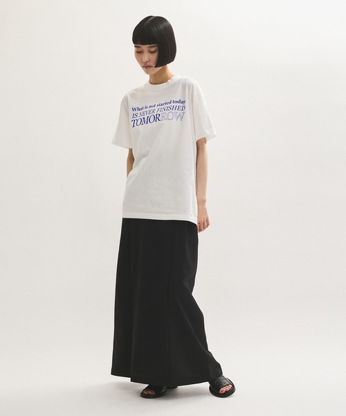 ADAM ET ROPE'(アダムエロペ)の「【HEAR MY NAME(ヒア マイネーム)】SS TEE(Tシャツ/カットソー・レディース・ブラック/ホワイト・FREE)」の6枚目の写真
